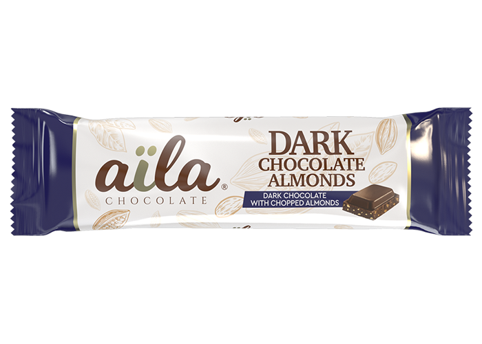 Aila Chocolate - Products - Dark Chocolate Almonds