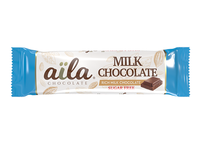 Aila Chocolate - Products - Milk Chocolate Sugar Free